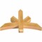 Ekena Millwork Alberta Rough Sawn Timber Gable Bracket, Western Red Cedar, 36"W x 24"H x 4"D x 4"F, 16/12 Pitch GBW036X24X0404ALB00RWR - alternate 5